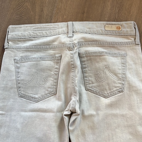 AG Jeans Tomboy boyfriend fit light grey size 27 jeans - Picture 4 of 5